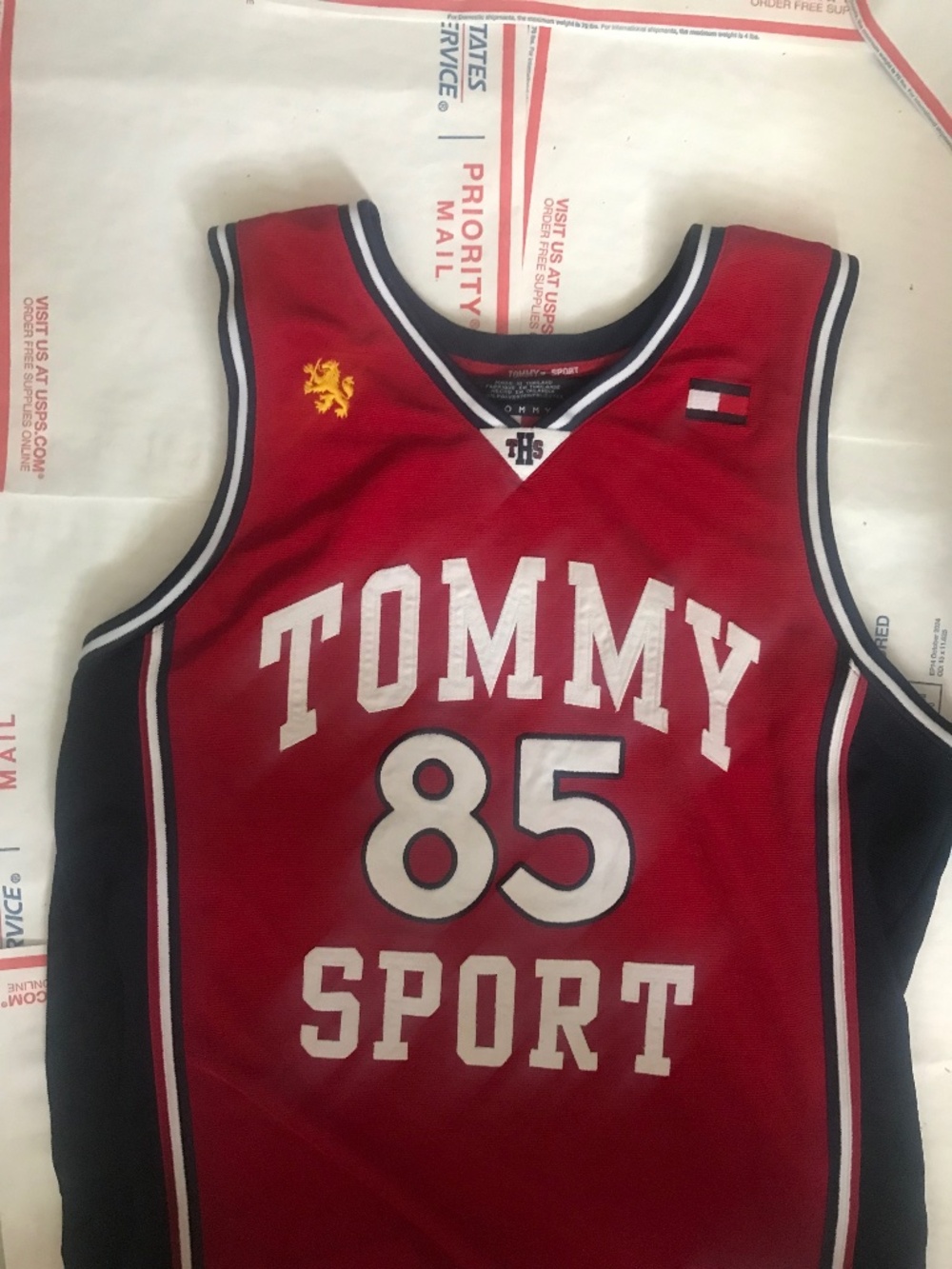 Women’s Rare Vintage Tommy Hilfiger Sport Tank Top Shirt Jersey Size Medium